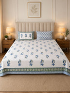 Neelkamal - Cotton Bedsheet with pillow covers Double Bedsheet
