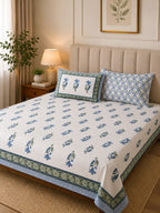 Neelkamal - Cotton Bedsheet with pillow covers Double Bedsheet