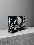 Black & White Abstract Quilted Tote Bag
