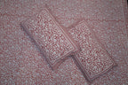 Soft Pink Floral Print Cotton Bedsheet with Pillow Covers – Double Bed Sheet