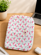 Pink Flamingo Quilted Laptop Sleeve